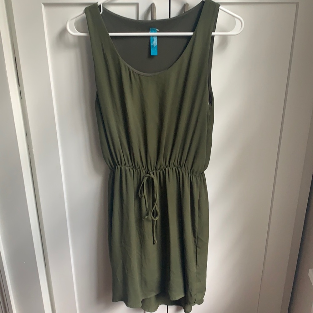 Olive green dress from francescas